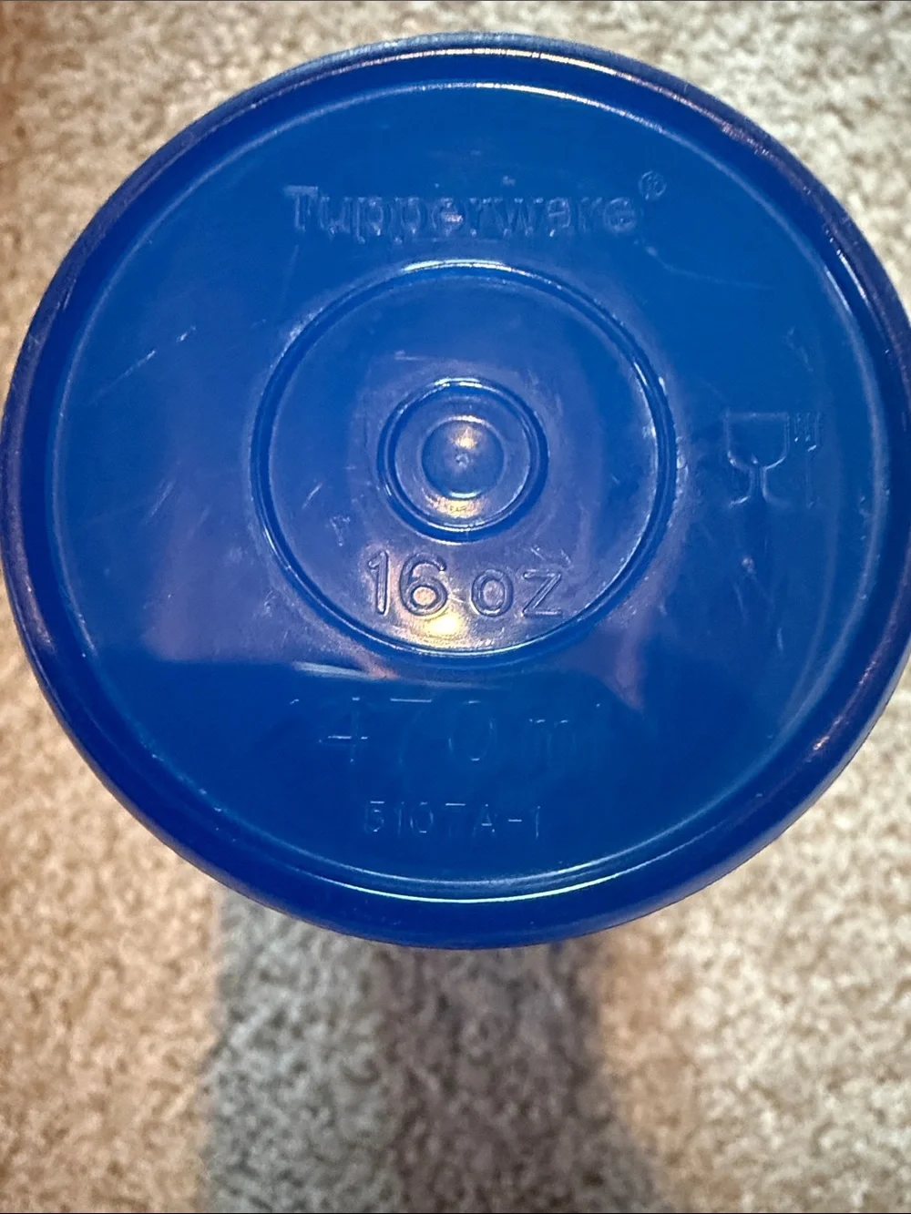 Tupperware six blue